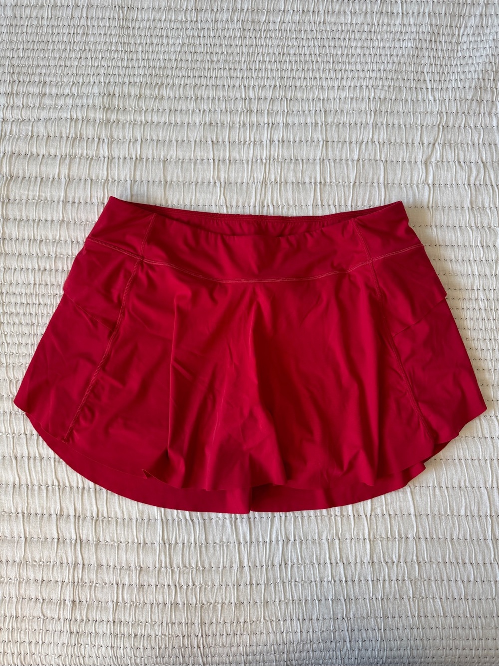 Women's Athletic Skort in Bold Red